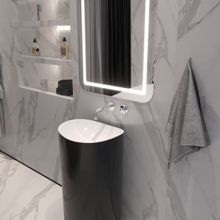 Встраиваемый смеситель для раковины WHITECROSS Y Y1216CR хром